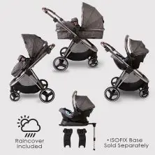 Red Kite Push Me Pace Icon Travel System - Grey
