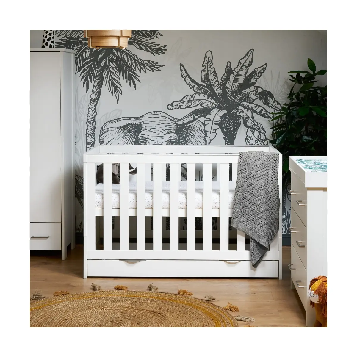 Obaby Nika Cot Bed Underdrawer