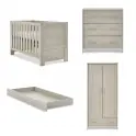 Obaby Nika Mini 3 Piece Room Set & Underdrawer - Grey Wash