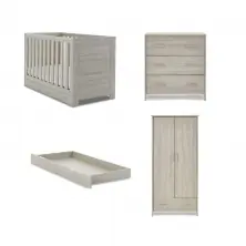 Obaby Nika 3 Piece Room Set & Underdrawer - Grey Wash