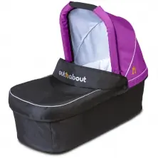 Out n About Nipper Double Carrycot Hood Fabric - Purple Punch**
