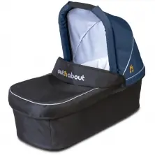 Out n About Nipper Double Carrycot Hood Fabric - Royal Navy**