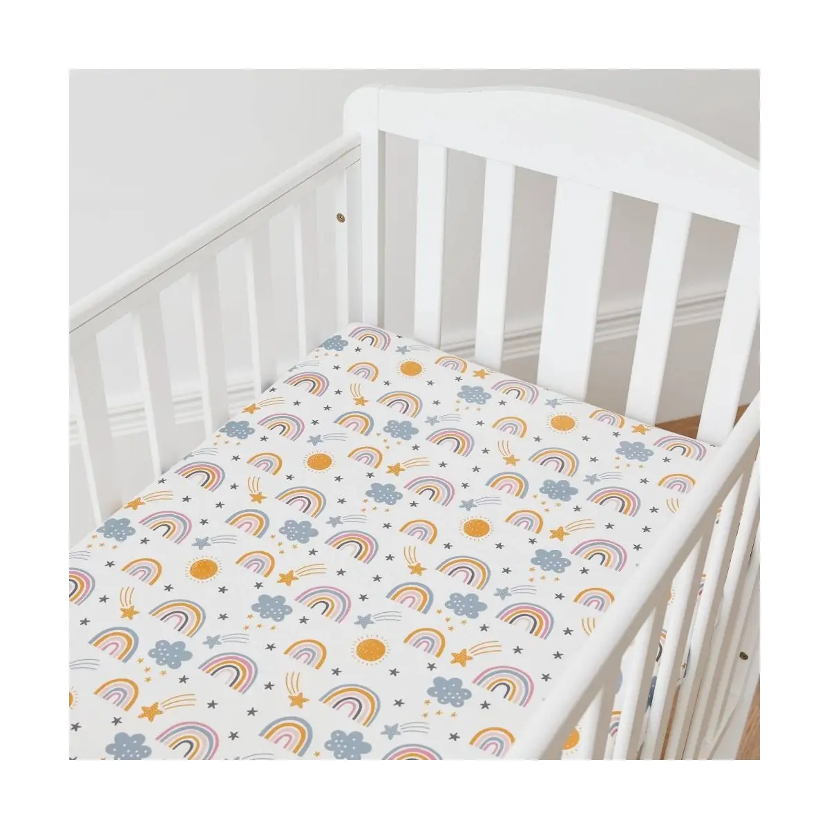 Kabode Pack of 2 Crib Fitted Sheet