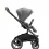  Nuna Mixx Granite with Carrycot PIPA next Car Seat and Base-Granite 