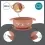 Babymoov Silicone Bowl & Spoon Set-Fox