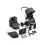 Babymore MeMore Pram & Pushchair 11 Piece Bundle-Chrome Slate