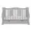 Obaby Stamford Luxe Sleigh Cot Bed Including Underbed Drawer-Warm Grey (NEW)