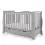 Obaby Stamford Luxe Sleigh Cot Bed Including Underbed Drawer-Warm Grey (NEW)