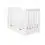 Obaby Stamford Mini Sleigh Cot Bed Including Underbed Drawer-White (NEW)