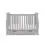 Obaby Stamford Mini Sleigh Cot Bed Including Underbed Drawer-Warm Grey (NEW)