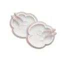 BABYBJÖRN Pack of 2 Baby Plate, Spoon and Fork Set - Powder Pink