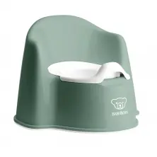 BABYBJÖRN Potty Chair - Deep Green/White