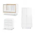 SnuzKot Skandi 3 Piece Nursery Furniture Set - Grey