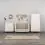 SnuzKot Skandi 3 Piece Nursery Furniture Set-Grey