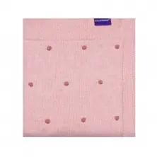 ClevaMama Knitted Pom Pom Baby Blanket - Pink (3491)