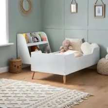 Obaby Maya Single Bed - White/Natural