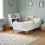 Obaby Maya Single Bed-White/Natural