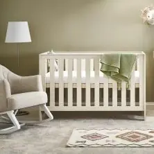 OBaby Nika Cot Bed - Oatmeal