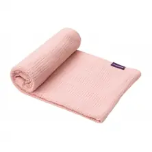 ClevaMama Crib/Moses Basket Cellular Blanket - Pink (3472)