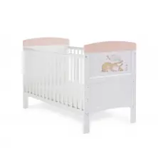 Obaby Grace Inspire Guess How Much I Love You To Hop Cotbed - Pink