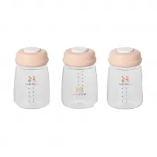 Fraupow Breast Milk Storage & Feeding Bottles Pack of 3