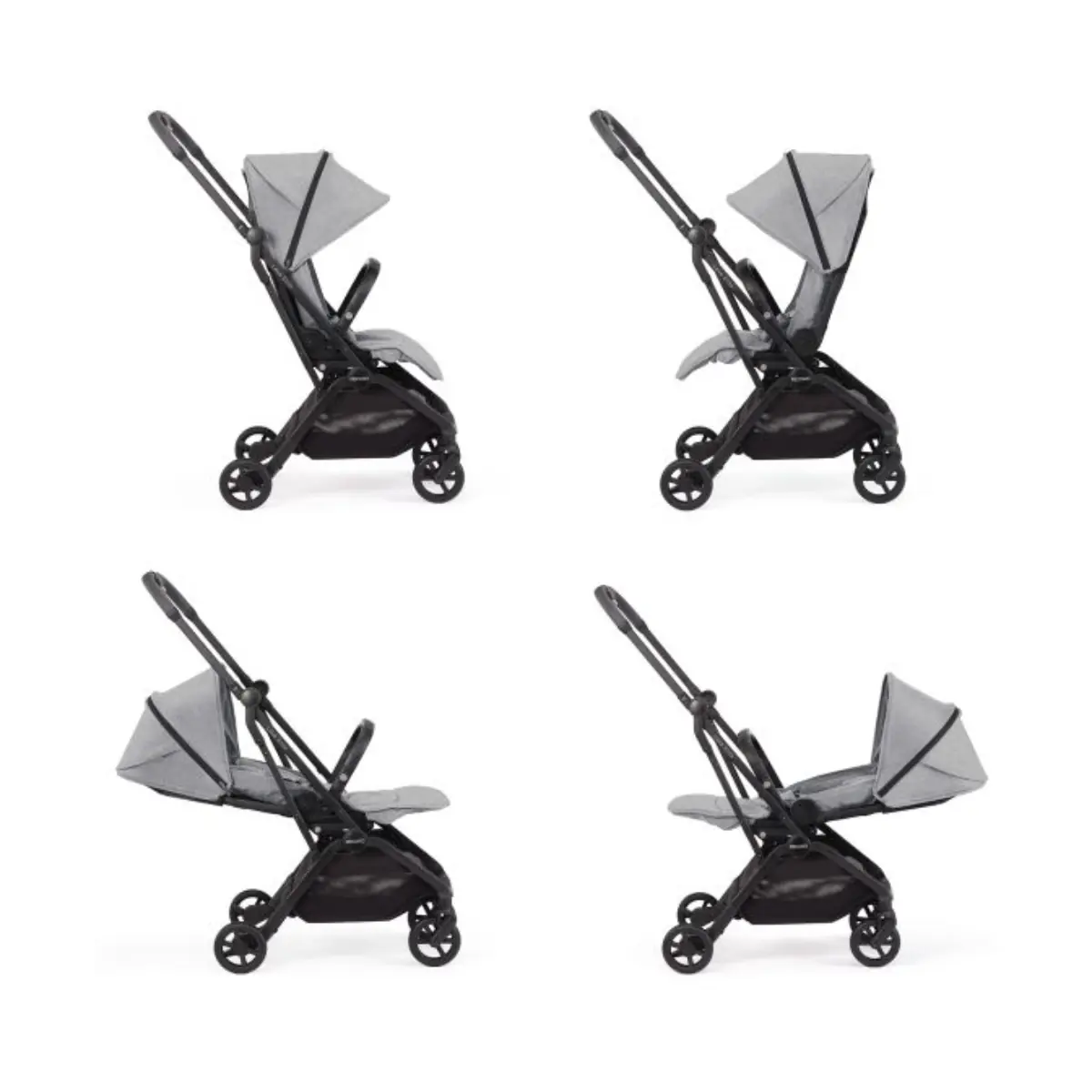 Recaro Lexa Elite Prime Compact Fold Stroller - Silent Grey