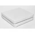 Ventalux Non Allergenic Fibre Quilt Covered Folding Travel Cot Mattress - White (119 x 59)