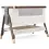 Tutti Bambini CoZee Luxe Bedside Crib-Walnut/Blush