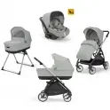 Inglesina Electa Travel System Quattro - Black/Greenwich Silver