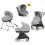 Inglesina Electa Travel System Quattro-Black/Greenwich Silver