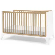 Snuz Fino Cot Bed-White/Natural (Clearance)