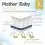 Mother & Baby Rose Gold Anti Allergy Sprung Cot Mattress 120x60