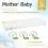 Mother & Baby Rose Gold Anti Allergy Sprung Cot Mattress 120x60