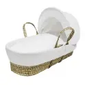 Kinder Valley White Waffle Palm Moses Basket 