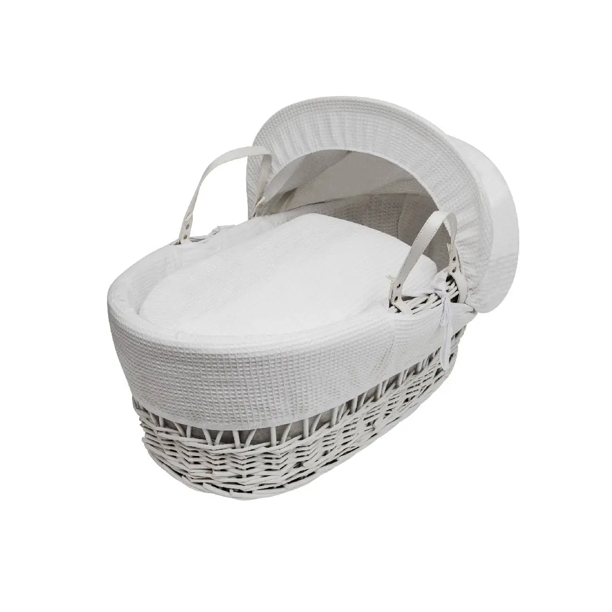 Kinder Valley Waffle Wicker Moses Basket