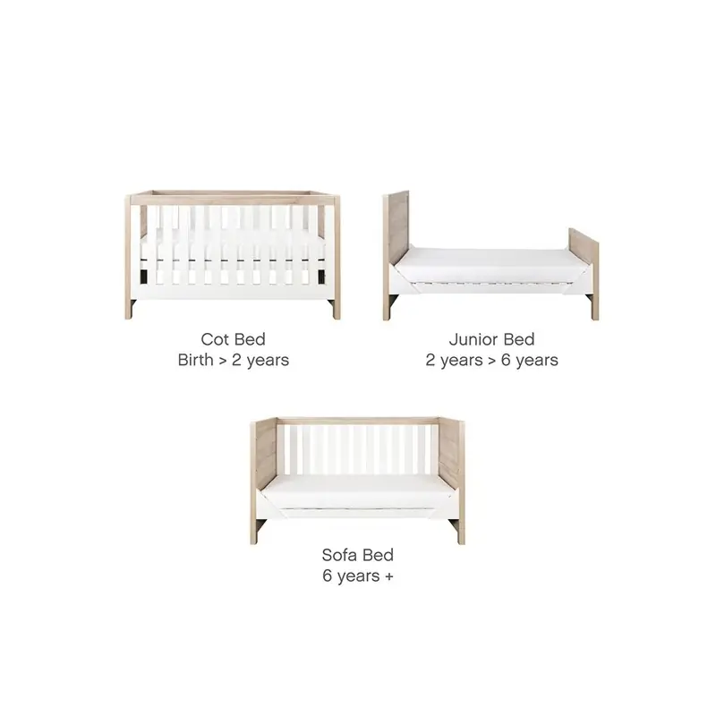 Modena best sale cot bed