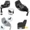 Maxi Cosi 360 Car Seat Bundle-Essential Black