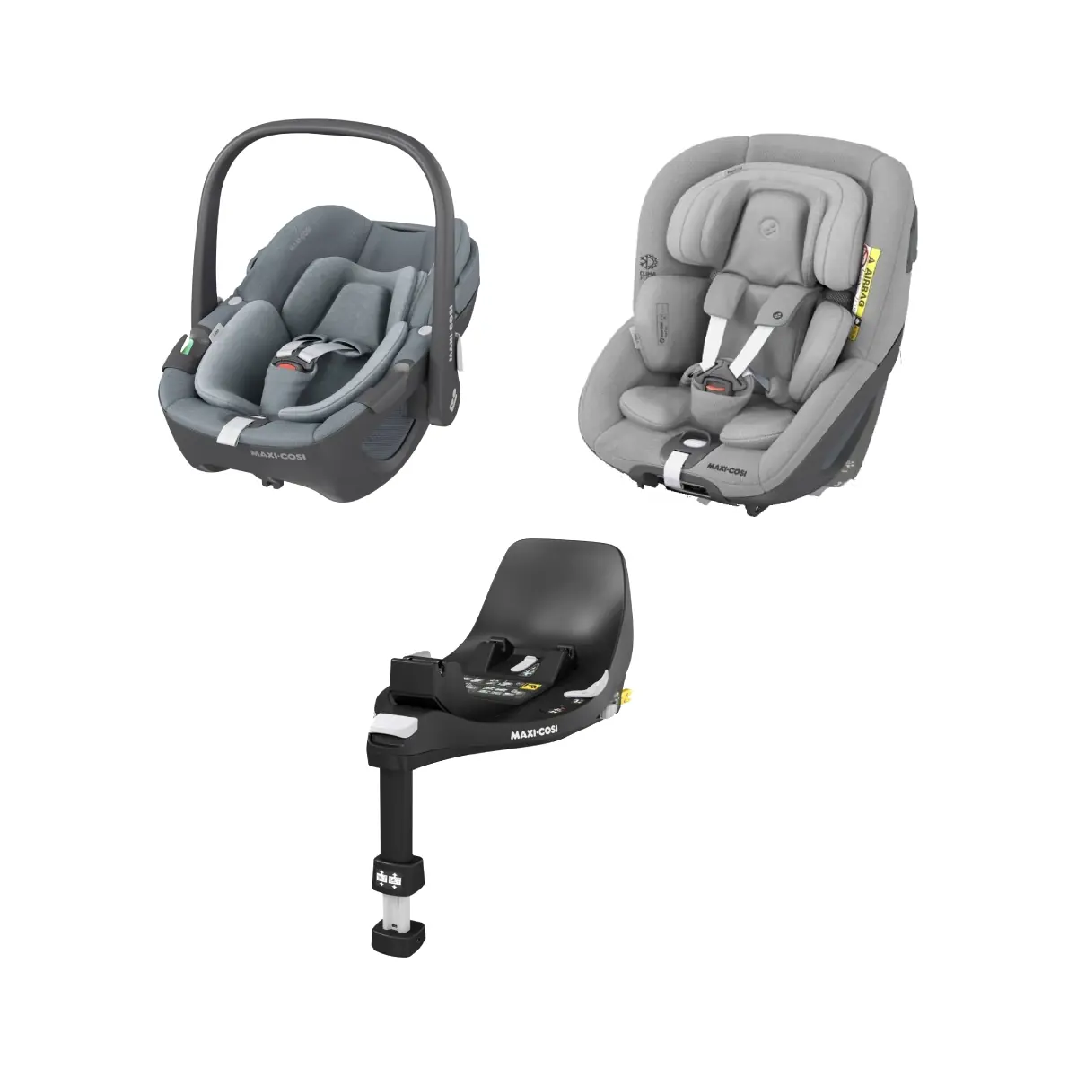 Maxi Cosi Pebble Pearl Familyfix 360 0 1 Group Car Seat Bundle