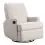 Obaby Madison Swivel Glider Recliner Chair-Oatmeal