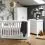 Obaby Nika 3 Piece Room Set & Underdrawer-White Wash 