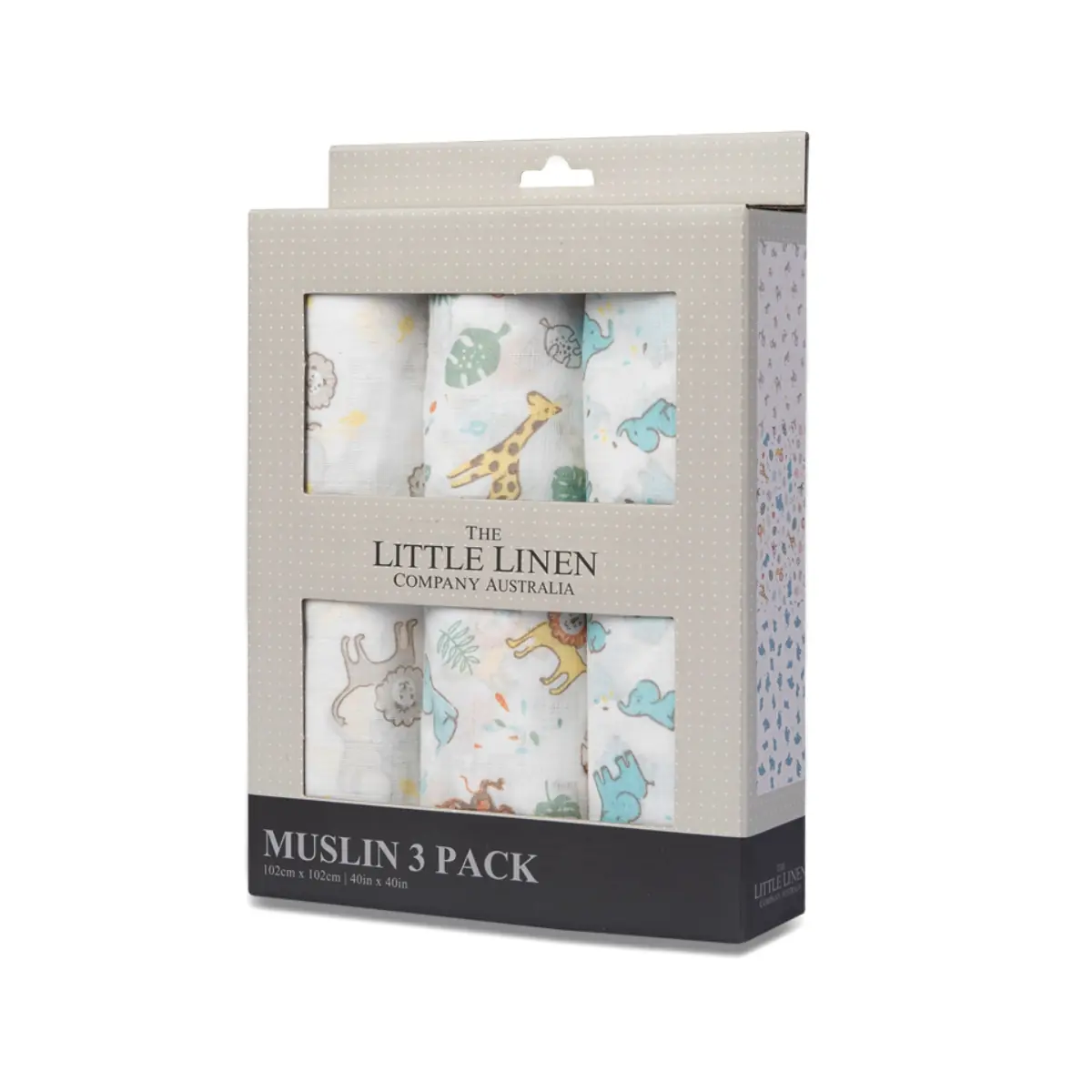 Little Linen Pack of 3 Muslin Prints