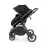 Ickle Bubba Cosmo Gunmetal Frame Travel System With Stratus i-Size Carseat & Isofix Base-Black