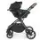 Ickle Bubba Cosmo Gunmetal Frame Travel System With Stratus i-Size Carseat & Isofix Base-Desert