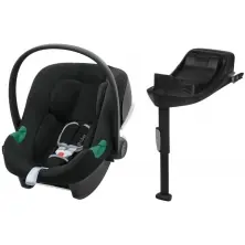 Cybex Aton B2 i-Size Baby Car Seat & Base Bundle - Volcano Black