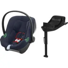 Cybex Aton B2 i-Size Baby Car Seat & Base Bundle - Bay Blue