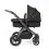 Ickle Bubba Stomp Luxe Black Frame Travel System With Stratus i-Size Carseat & Isofix Base-Midnight