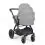 Ickle Bubba Stomp Luxe Bronze Frame Travel System With Stratus i-Size Carseat & Isofix Base-Pearl Grey