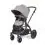 Ickle Bubba Stomp Luxe Bronze Frame Travel System With Stratus i-Size Carseat & Isofix Base-Pearl Grey