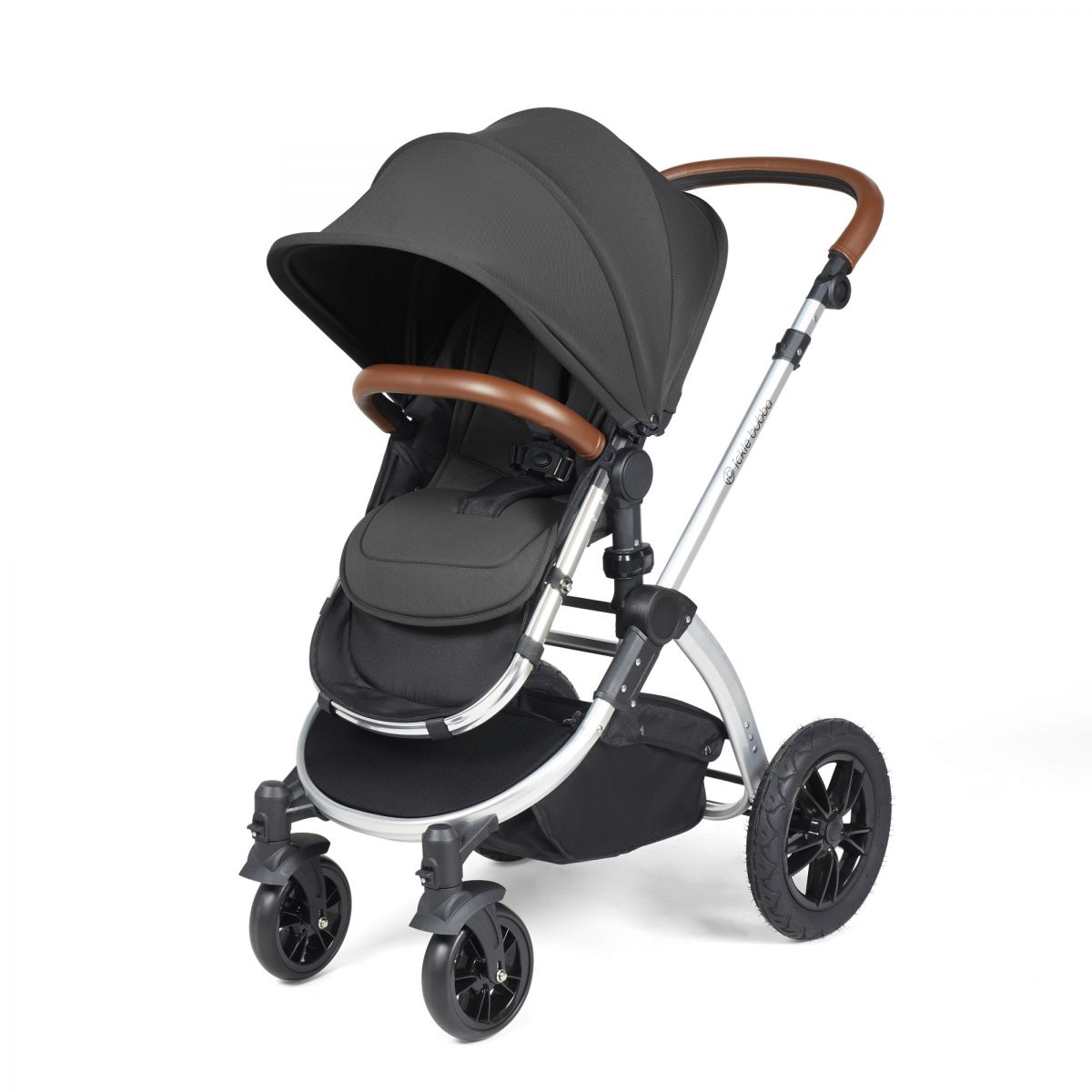 Ickle Bubba Stomp Luxe Silver Frame Travel System With Stratus i-Size ...