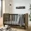 CuddleCo Rafi Cot Bed-Oak/White